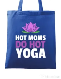 Sacosa din panza Hot yoga Albastru regal
