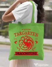 Sacosa din panza House Targaryen Verde mar