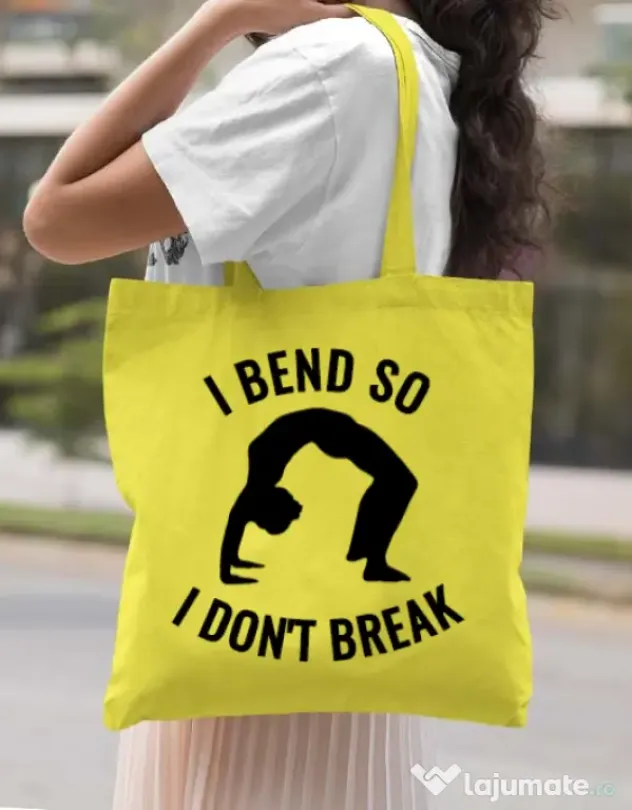 Sacosa din panza I bend Galben