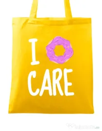 Sacosa din panza I donut care Galben