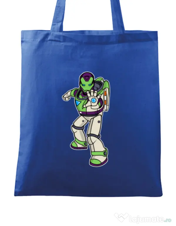 Sacosa din panza Iron Buzz Albastru regal