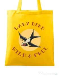 Sacosa din panza Ladybird Galben