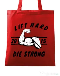 Sacosa din panza Lift hard Rosu