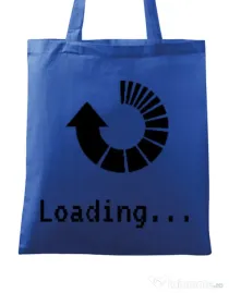 Sacosa din panza Loading Albastru regal
