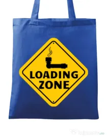 Sacosa din panza Loading zone Albastru regal