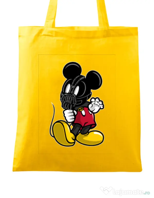 Sacosa din panza Mickey Bane Galben
