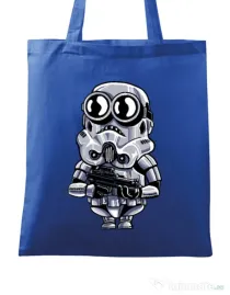 Sacosa din panza Minion trooper Albastru regal