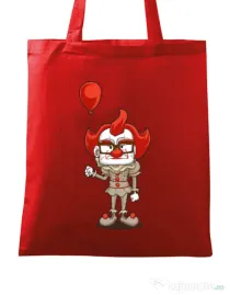 Sacosa din panza NICE CLOWN Rosu