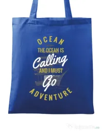 Sacosa din panza Ocean adventure Albastru regal