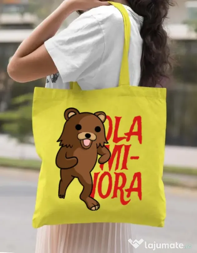 Sacosa din panza Ola minora Galben