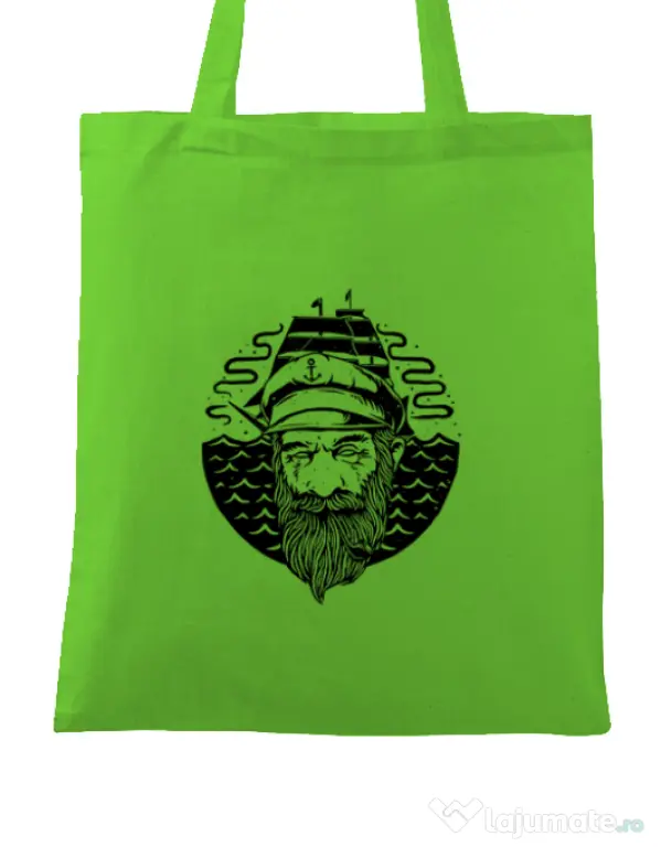 Sacosa din panza Old Helmsman Verde mar