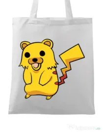 Sacosa din panza Pika Pika Alb