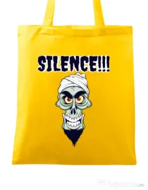 Sacosa din panza Silence Galben