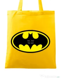 Sacosa din panza Six pack Batman Galben