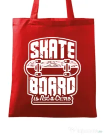 Sacosa din panza Skate Board Rosu