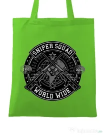 Sacosa din panza Sniper Squad Verde mar