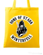 Sacosa din panza Sons of stark Galben