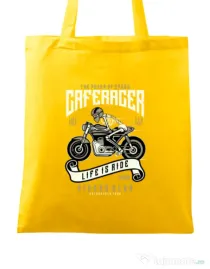 Sacosa din panza Speed of Caferacer Galben