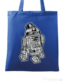 Sacosa din panza Street R2D2 Albastru regal