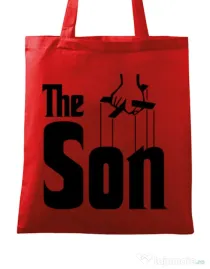 Sacosa din panza The Son Rosu