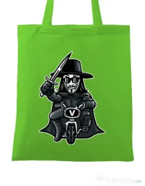 Sacosa din panza Vendetta Biker Verde mar