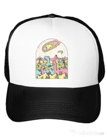 Sapca personalizata Asteroid Alb
