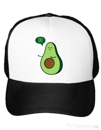 Sapca personalizata Avocuddle 2 Alb