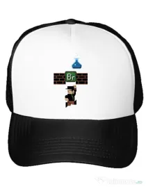 Sapca personalizata Breaking Mario Alb