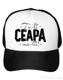 Sapca personalizata Ceapa ma-tii Alb