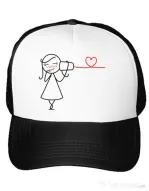Sapca personalizata Cuvinte de dragoste 2 Alb
