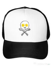 Sapca personalizata Eggskull Alb