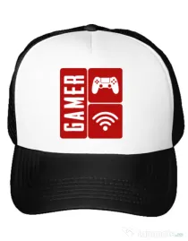 Sapca personalizata Gamer Alb