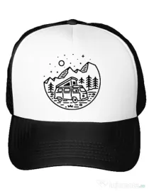 Sapca personalizata Go Outdoor Alb