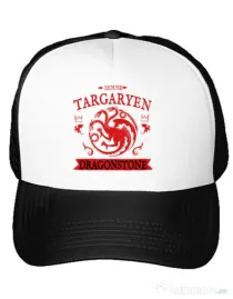 Sapca personalizata House Targaryen Alb