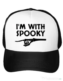 Sapca personalizata I'm with spooky Alb