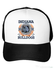 Sapca personalizata Indiana Bulldogs Alb