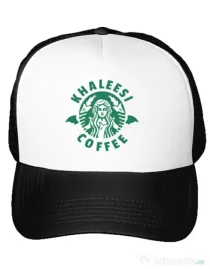 Sapca personalizata Khaleesi coffee Alb