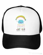 Sapca personalizata Love rain Alb