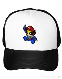 Sapca personalizata Mario Wolverine Alb