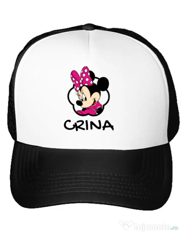 Sapca personalizata Mouse daughter Alb