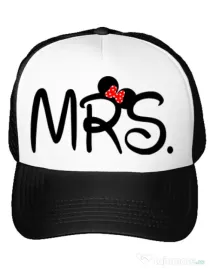 Sapca personalizata Mrs Minnie Alb