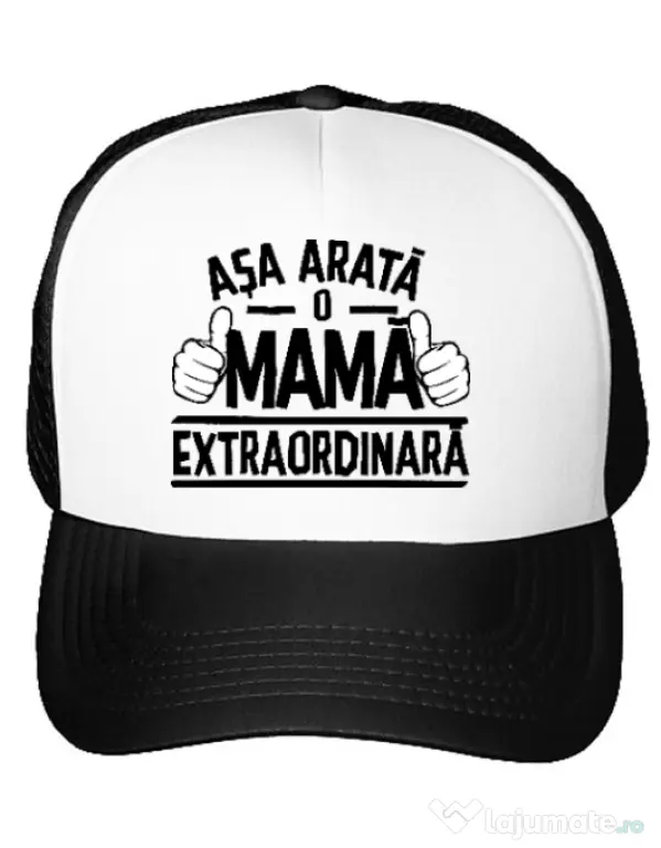 Sapca personalizata O mama extraordinara Alb