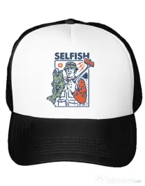 Sapca personalizata SELFISH Alb