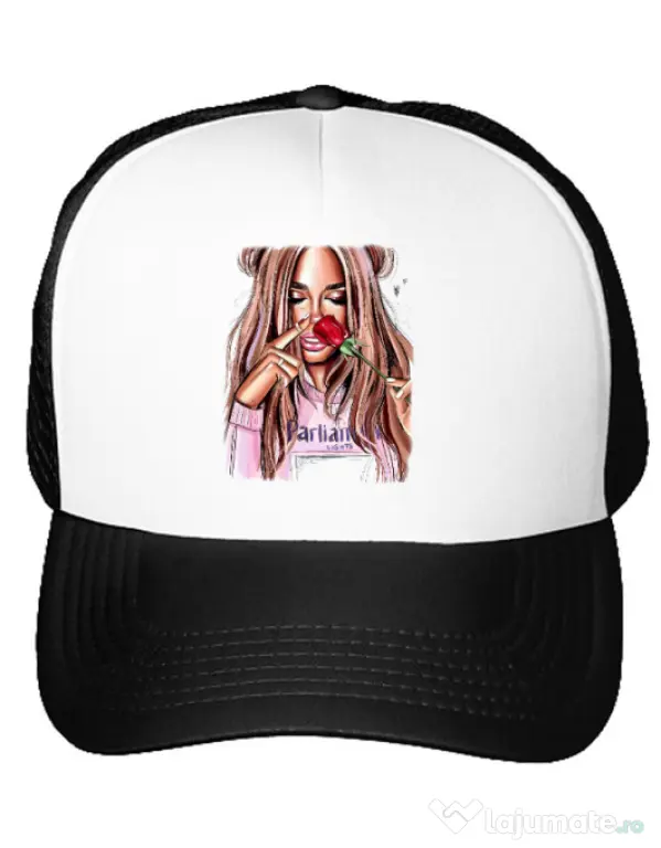 Sapca personalizata Sniff the life Alb
