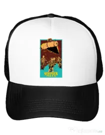 Sapca personalizata Stranger pizza Alb