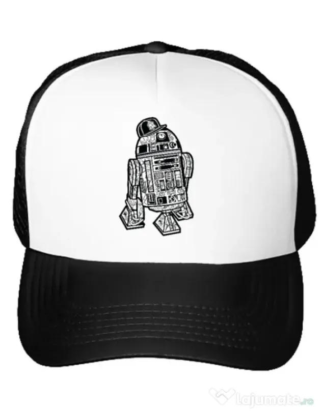 Sapca personalizata Street R2D2 Alb
