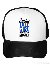 Sapca personalizata Tall girl Alb