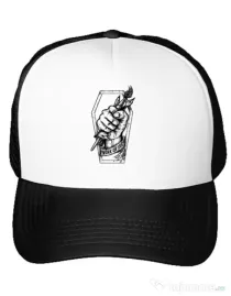 Sapca personalizata Work or Die Alb