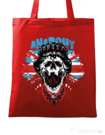 Sacosa din panza Anarchy queen Rosu