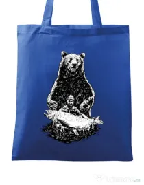 Sacosa din panza Bearware Albastru regal